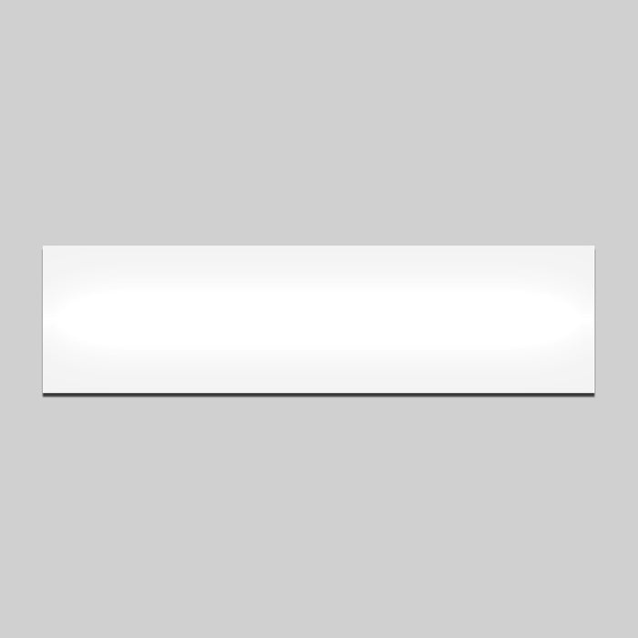 Pack of 10 White Magnetic Labels – 300mm x 80mm x 0.8mm