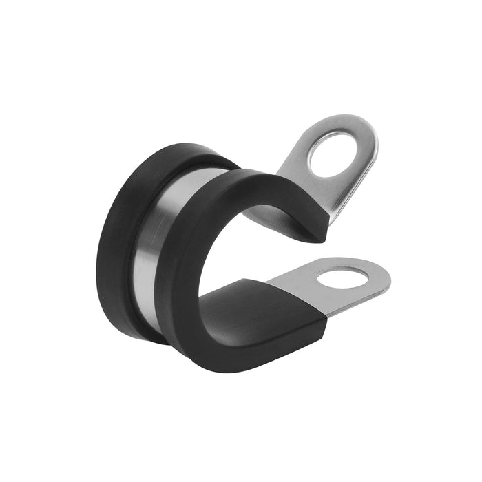 Hose Clamp P-Clip (Only) |  ID16mm dia. Rubber Lined - NON MAGNETIC