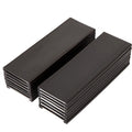 Magnetic Label Holder C-Channel Set 100mm x 30mm x 1mm | Includes Plastic Cover and Insert Card