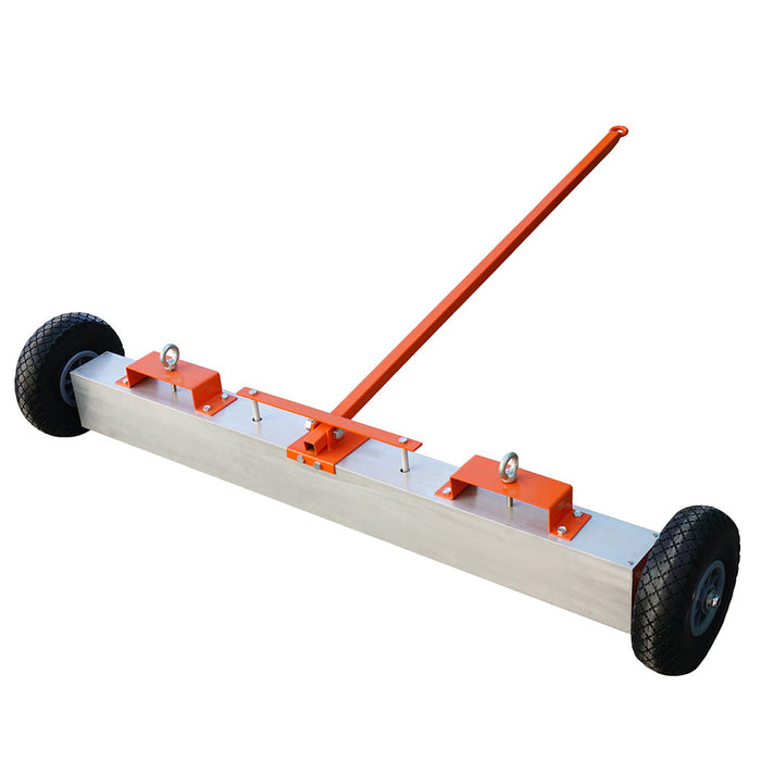 3-in-1 Magnetic Sweeper 60" with Release | Mount, Hang or Tow | Forklift & Vehicle