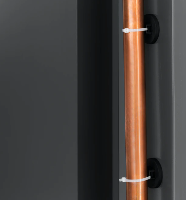 Rubber Coated Pot Magnet 66mm | Cable Tie Mouting Magnet