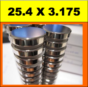 Neodymium Disc Magnet 25.4mm x 3.175mm N52