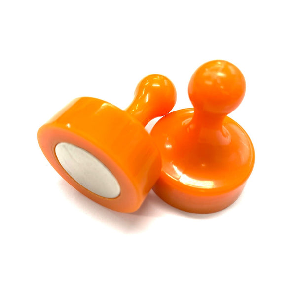 Neodymium Whiteboard Pin ORANGE Large FRENERGY