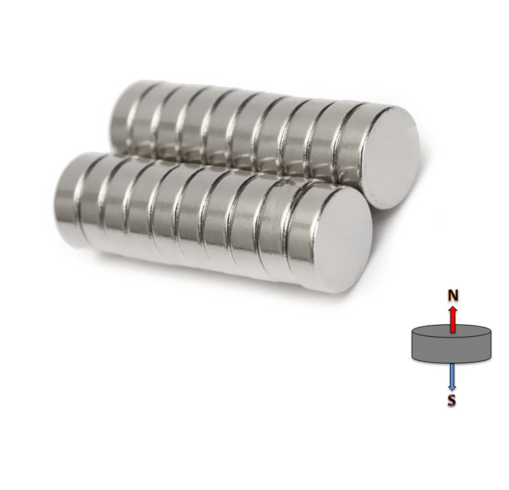 Neodymium Disc Magnet 10mm x 3mm N50