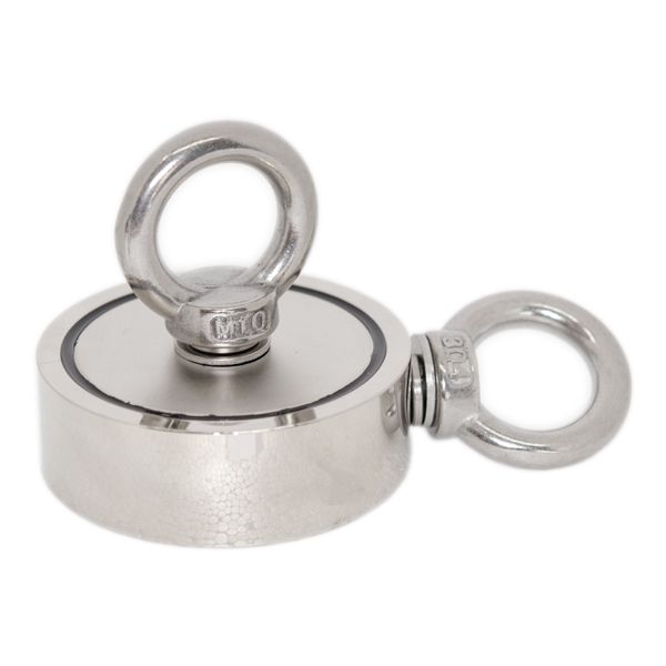 Neodymium Magnet Fishing- D75mm (200kg) | Double Sided Magnetised
