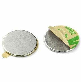Neodymium Disc Magnet 15mm x 1.5mm | Self Adhesive | PER PAIR