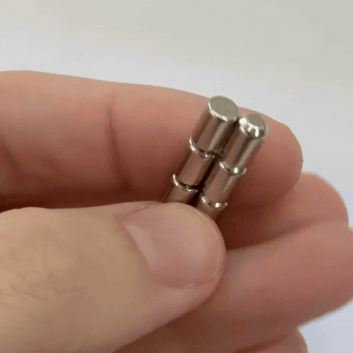Neodymium Cylinder Magnet - 4mm x 6.5mm | N35 | 30° Tapered South End