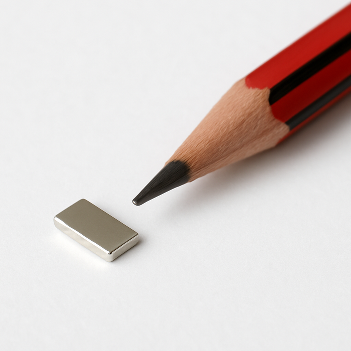 Neodymium Block Magnet – 6mm x 3mm x 1mm | N52 | Micro-Magnet