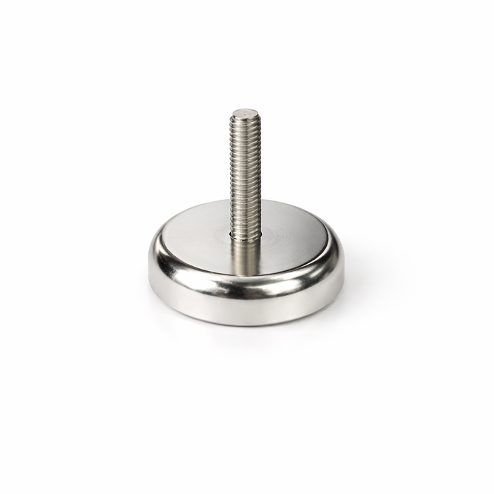 Neodymium Pot Magnet with M6 Male Thread - D36mm x 33mm (H) | 25mm External Boss