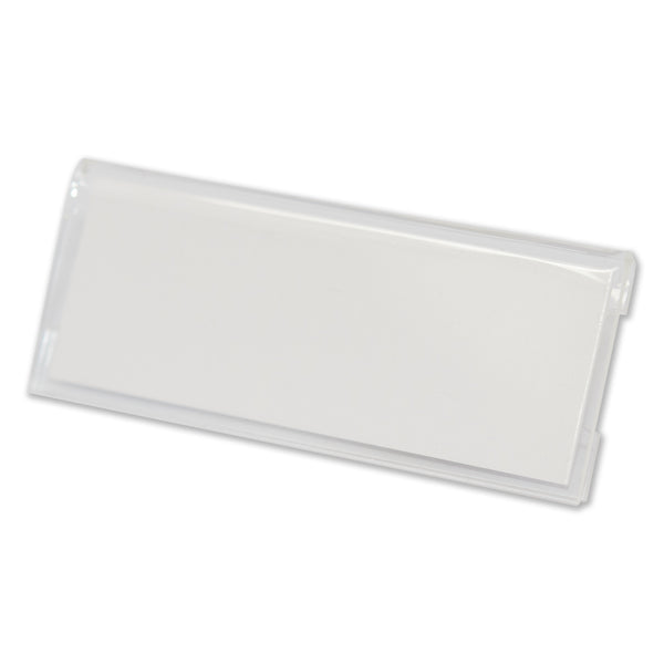 Magnetic Name Badge (Pacemaker Warning) + Clear Acrylic Name Holder 3" x 1.18" | 1 PACK
