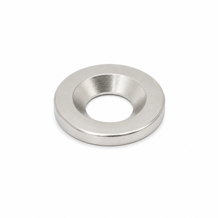 Non-Magnetic Steel Countersunk Washer | 12mm (OD) x 1.5mm (H) | Countersunk (ID)5.4mm/(ID)8.4mm