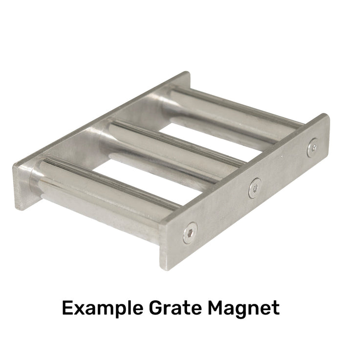 Rectangular Stainless Steel Bars for Grate Magnet Frame | 250mm x 40mm x 5mm | SOLD PER PAIR