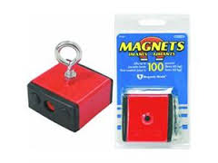Plastic Encased Retrieving Magnet - 45kg (100lbs)