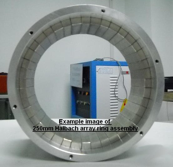 Halbach Array Magnets 110mm x 40mm k=4 (Assembled) | Made To Order