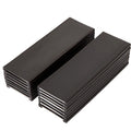Magnetic Label Holder C-Channel Set 50mm x 25mm x 1mm | Includes Plastic Cover and Insert Card