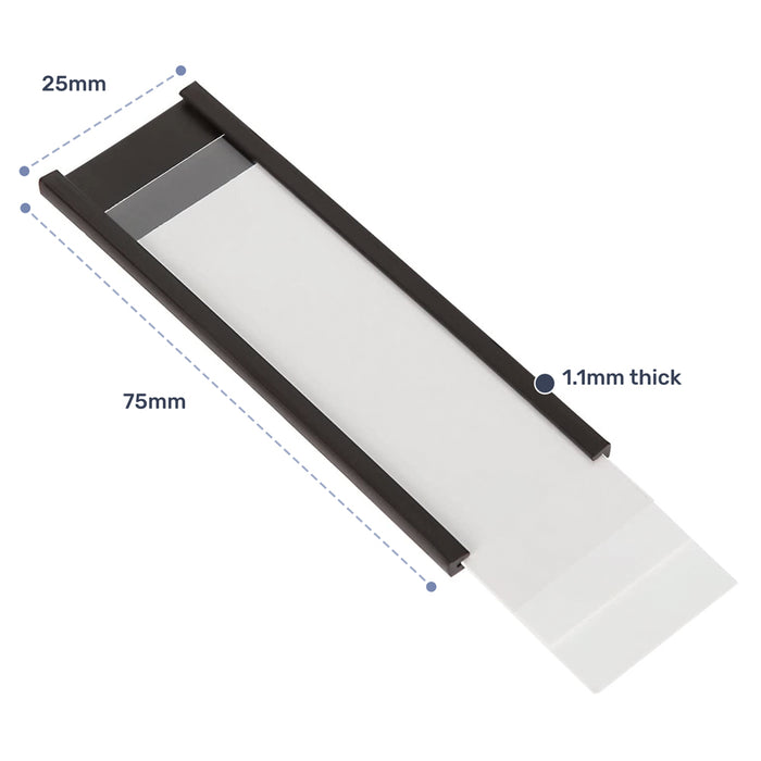 c channel magnetic label holders