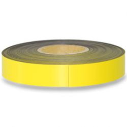 Magnetic PVC Tape Roll 1M x 50mm x 0.6mm | YELLOW | For Craft & Labelling