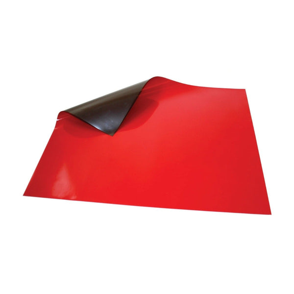 Coloured Magnetic Sheet | RED | 1M x 0.8mm x 620mm