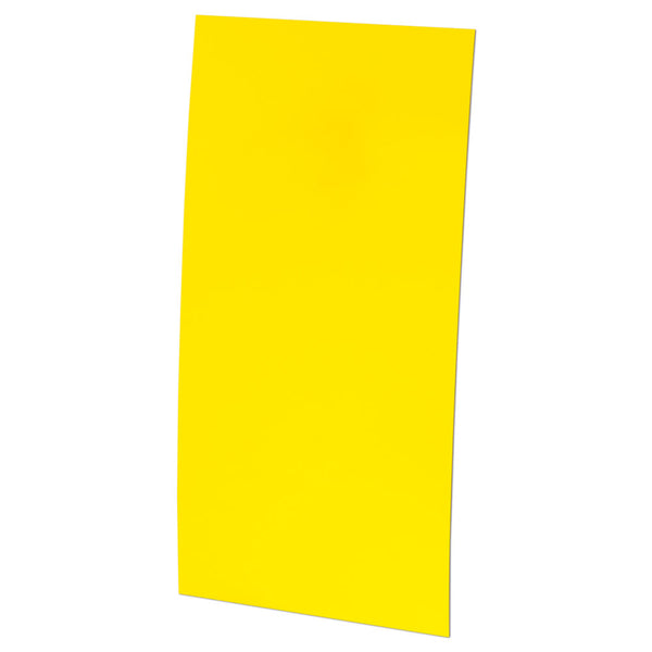 Magnetic Labels 200x100x0.8mm | Pack of 10 | YELLOW
