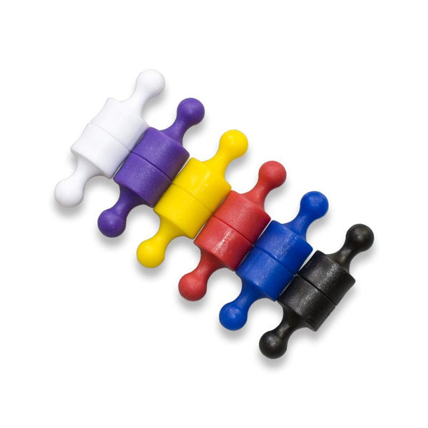 Neodymium Thumb Push Pin Magnet | MIXED COLOURS | 12pk