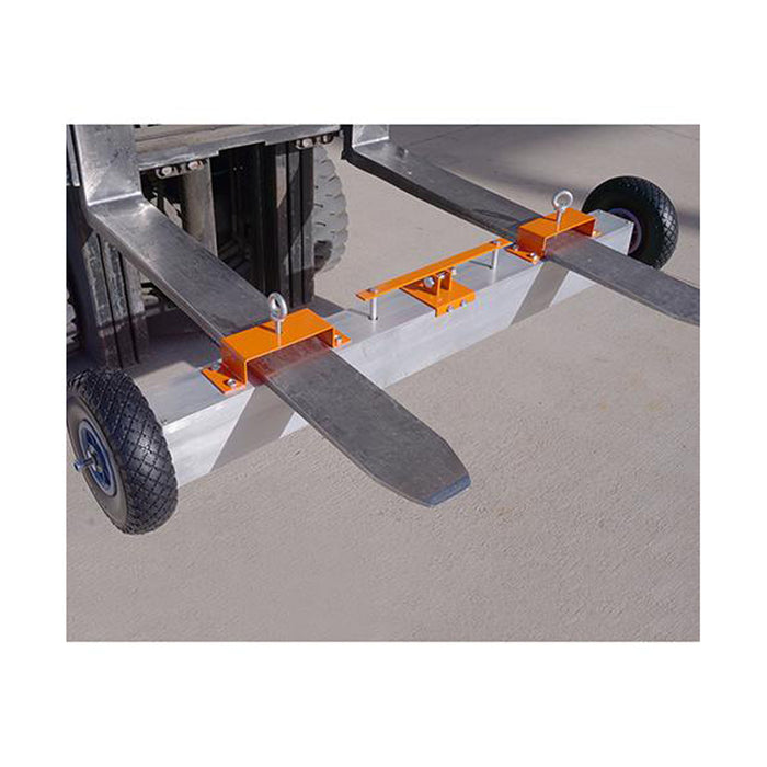 3-in-1 Magnetic Sweeper 48" with Release | Mount, Hang or Tow | Forklift & Vehicle