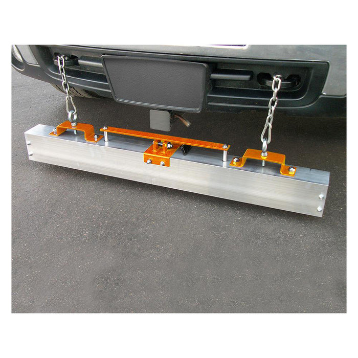 3-in-1 Magnetic Sweeper 48" with Release | Mount, Hang or Tow | Forklift & Vehicle