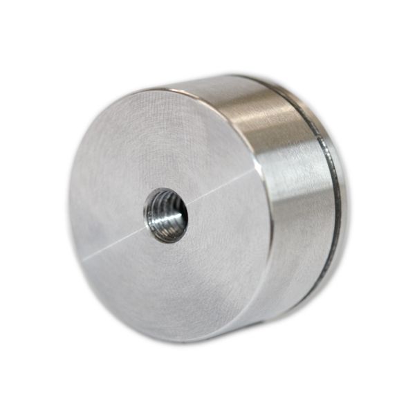 Stainless Steel Internal Thread Pot Magnet D30x16mm N50 | 1/4" UNF Thread