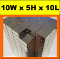 Neodymium Block Magnet 10x10x5mm N42