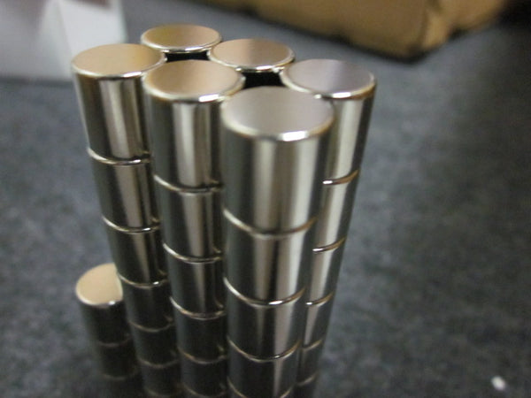 Neodymium Cylinder Magnet 10mm x 10mm N35