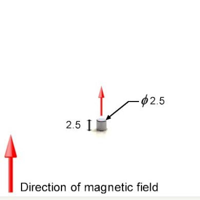 Neodymium Cylinder Magnet 2.5mm x 2.5mm N48