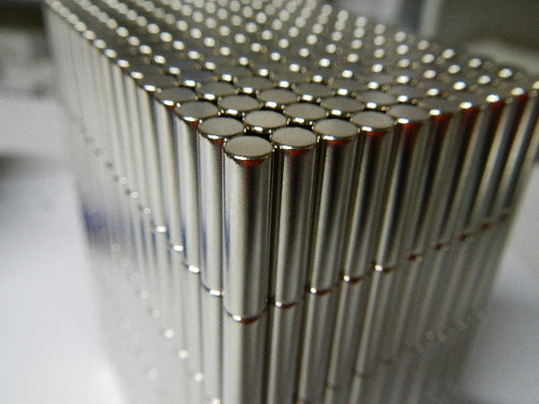 Neodymium Cylinder Magnet 5mm x 20mm N45