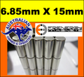 Neodymium Cylinder Magnet 6.85mm x 15mm N50M | High Temperature ≤100ºC