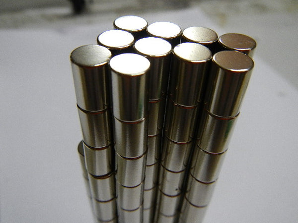 Neodymium Cylinder Magnet 7mm x 12mm N48