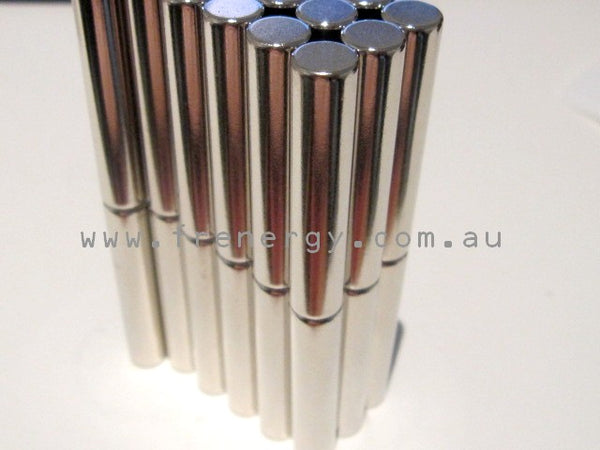 Neodymium Cylinder Magnet 8mm x 40mm N45
