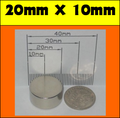 Neodymium Disc Magnet 20mm x 10mm N45H | High Temperature ≤120ºC