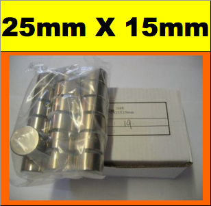 Neodymium Disc Magnet 25mm x 15mm N48