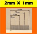 Neodymium Disc Magnet 2mm x 1mm N45 | Pack of 100pcs
