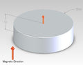 Neodymium Disc Magnet 30mm x 10mm N45