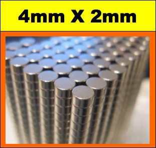 Neodymium Disc Magnet 4mm x 2mm N50