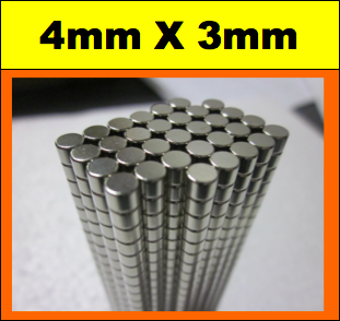 Neodymium Disc Magnet 4mm x 3mm N50