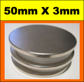 Neodymium Disc Magnet 50mm x 3mm N35