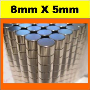 Neodymium Disc Magnet 8mm x 5mm N45