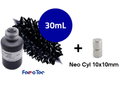 Magnetic Liquid Ferrofluid (30mL) + Cylinder Magnets 10mm x 10mm (2pcs)
