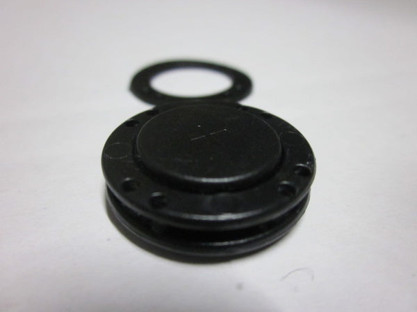 Magnetic Button Sewing Fastener - 22mm - Black