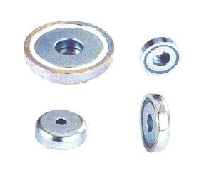 Neodymium Round Hole Pot Magnet - D25mm dia. (14kg)