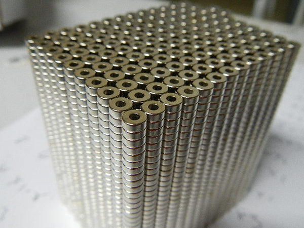 Neodymium Ring Magnet OD5mm x H2mm | Hole 2mm N45