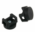 Rubber Coated Pot Magnet 22mm | Cable Tie Mounting Magnet