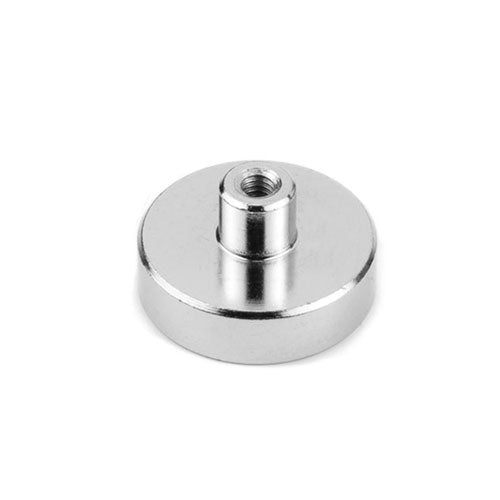 Neodymium Female Thread Pot Magnet - D25mm dia. M5 (22kg)