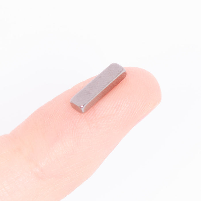 Neodymium Block Magnet - 10mm x 2.8mm x 1.9mm | N50 | Black Nickel Coating