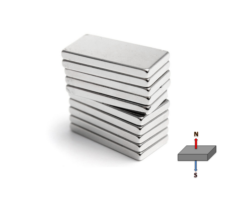 Neodymium Block Magnet - 20mm x 6mm x 3mm | N52